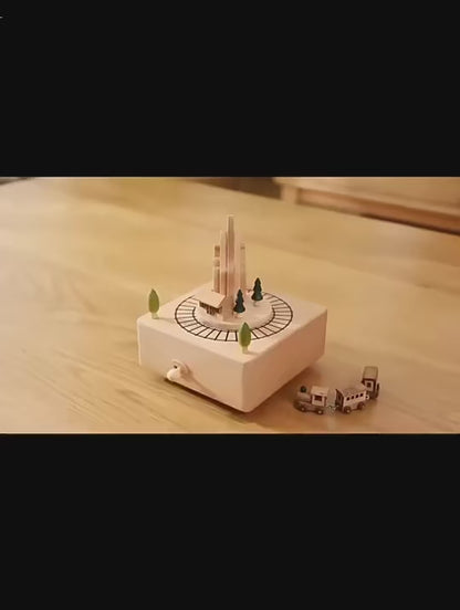 Artisan Select Carousel Wooden Moving Music Box